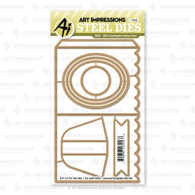 Art Impressions Dies - Mini Scalloped Frame